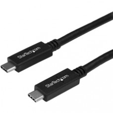 StarTech.com 6 ft 1.8m USB C to USB C Cable w/ 5A PD - M/M - USB 3.0 (5Gbps) - USB-IF Certified - USB Type C Cable - USB C Charging Cable - USB C Cable - 5.91 ft USB Data Transfer Cable for Notebook, MacBook Pro, MacBook, Chromebook, Wall Charger, Po