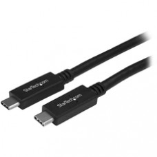 StarTech.com 1m 3 ft USB C to USB C Cable - M/M - USB 3.0 (5Gbps) - USB Type C Cable - USB C Charging Cable - Connect your USB Type-C devices - 3 ft USB C Cable - 3ft USB Type C Cable - 1m USB C Charging Cable - USB-C Cable - USB C Charge Cable - USB C Ch