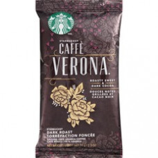 Starbucks Caffe Verona Coffee - Dark - 2.5 oz Per Pouch - 18 / Box