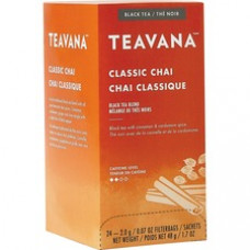 Teavana Classic Chai Black Tea Bag - 1.7 oz - 24 / Box