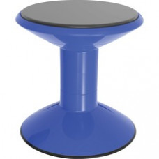 Storex Wiggle Stool - Rounded Base - Blue - 1 / Carton