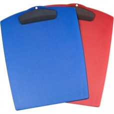 Storex Plastic Clipboard - Storage for 25 x Sheet - Plastic - Assorted Bright - 1 Each