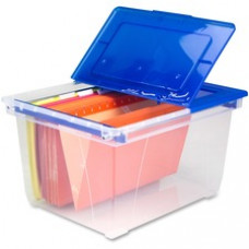 Storex Stackable Heavy-duty File Tote - External Dimensions: 15.6