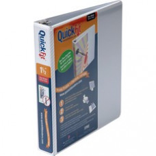 QuickFit D-Ring View Binders - 1 1/2