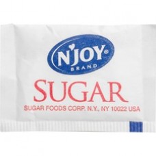 Njoy N'Joy Sugar Packets - Packet - 0 lb (0.1 oz) - Natural Sweetener - 2000/Box
