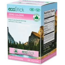 ecoStick Saccharin Sweetener Packets - Packet - Artificial Sweetener - 200/Box