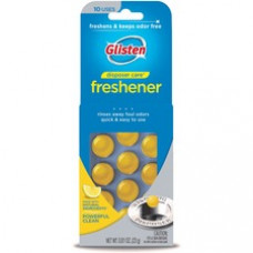 Glisten Disposer Care Freshener - Tablet - 0.81 oz - 10 / Pack