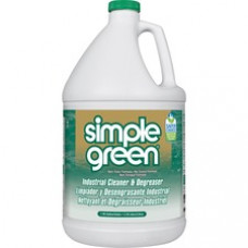Simple Green Industrial Cleaner/Degreaser - Concentrate Liquid - 1 gal (128 fl oz) - Original Scent - 6 / Carton - White