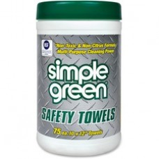Simple Green Multi-Purpose Cleaning Safety Towels - 10