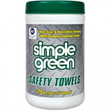 Simple Green Multi-Purpose Cleaning Safety Towels - 10