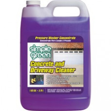 Simple Green Concrete/Driveway Cleaner Concentrate - Concentrate Liquid - 1 gal (128 fl oz) - 4 / Carton - Purple