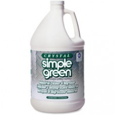 Simple Green Crystal Industrial Cleaner/Degreaser - Concentrate Liquid - 1 gal (128 fl oz) - 6 / Carton - Clear