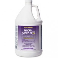 Simple Green D Pro 5 One-Step Disinfectant - Concentrate Liquid - 1 gal (128 fl oz) - 4 / Carton - Clear