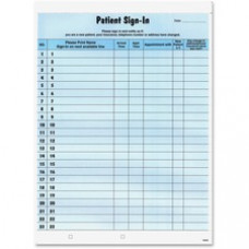 Tabbies Patient Sign-In Label Forms - 125 Sheet(s) - 125 / Pack