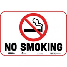 Tabbies NO SMOKING BeSafe Facilities Wall Decals - 9 / Carton - NO SMOKING Print/Message - 9