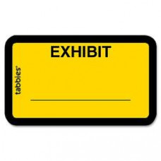 Tabbies Color-coded Legal Exhibit Labels - 1 5/8