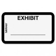 Tabbies Color-coded Legal Exhibit Labels - 1 5/8