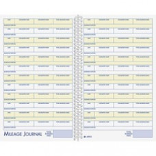 Adams Vehicle Mileage/Expense Journal Pocket - 64 Sheet(s) - 5 1/2" x 8 1/2" Sheet Size - White Sheet(s) - 1 Each