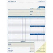 Adams Contractor Forms - 100 Sheet(s) - 2 Part - Carbonless Copy - 8.50" x 11.43" Form Size - 1 Each