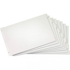 Cardinal Insertable Index Dividers - 8 x Divider(s) - Blank Tab(s) - 8 Tab(s)/Set - 17.5