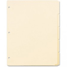 Oxford Ring Book Index Sheets - 5 x Divider(s) - Blank Tab(s) - 5 Tab(s)/Set - 8.5