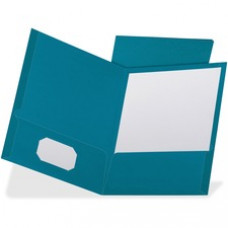 TOPS Oxford Linen Cover Twin-pocket Folders - Letter - 8 1/2