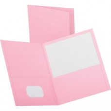 Oxford Twin-pocket Pink BCA Portfolios - Letter - 8 1/2