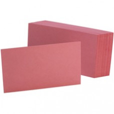 Oxford Colored Blank Index Cards - 100 Sheets - Plain - 3