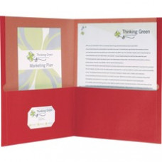 Oxford EarthWise Recycled Twin Pocket Folders - Letter - 8 1/2