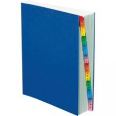 Pendaflex PressGuard Expadable 1-31 Index Desk File - 30 Printed Tab(s) - Digit - 1-30 - 30 Tab(s)/Set - Black, Blue Divider - Multicolor Mylar Tab(s) - 1 Each