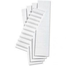 Pendaflex 1/5 Cut White File Folder Label Inserts - 5 Blank Tab(s) - 5 Tab(s)/Set 2" Tab Width - White Plastic Tab(s)