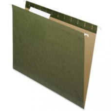 Pendaflex Reinforced Standard Green Hanging Folders - Letter - 8 1/2