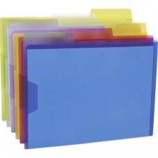 Pendaflex Poly View Folder Assorted Color Pack - Letter - 8 1/2