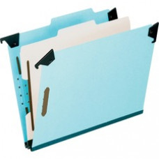 Pendaflex Blue Pressboard Hanging Classification Folder - Letter - 8 1/2