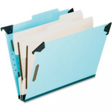 Pendaflex Blue Pressboard Hanging Classification Folder - Legal - 8 1/2