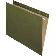 Pendaflex Standard Green Hanging Folders - Letter - 8 1/2" x 11" Sheet Size - Standard Green - Recycled - 25 / Box
