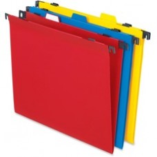 Pendaflex 2-In-1 Poly Hanging/File Folders - Letter - 8 1/2" x 11" Sheet Size - Poly - Assorted - 10 / Pack