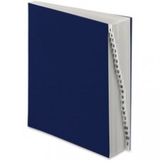 Pendaflex Indexing Expanding Desk File - Letter - 8 1/2" x 11" Sheet Size - 30 Divider(s) - Pressboard - Navy - Recycled - 1 Each