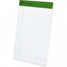 TOPS Recycled Perforated Jr. Legal Rule Pads - 50 Sheets - 0.28