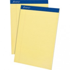 Ampad Perforated Ruled Pads - Letter - 50 Sheets - Stapled - 0.25