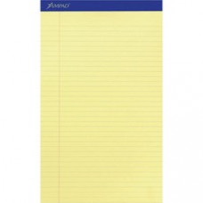 Ampad Perforated Ruled Pads - Legal - 50 Sheets - Stapled - 0.34