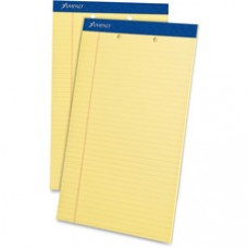 Ampad Perforated Ruled Pads - Legal - 50 Sheets - Stapled - 0.34