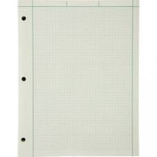 Ampad Green Tint Engineer's Quadrille Pad - Letter - 200 Sheets - Both Side Ruling Surface - Ruled - 15 lb Basis Weight - 8 1/2