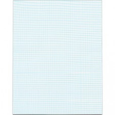 TOPS White Quadrille Pads - Letter - 50 Sheets - Both Side Ruling Surface - 20 lb Basis Weight - 8 1/2