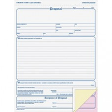 TOPS In Triplicate Proposal Form - 3 Part - Carbonless Copy - 8 1/2