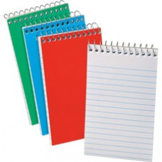 Oxford Narrow Ruled Pocket Size Memo Book - 60 Sheets - Wire Bound - 15 lb Basis Weight - 3