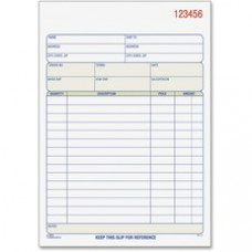 TOPS 3-part/15-item Sales Order Book - 50 Sheet(s) - 15 lb - 3 Part - Carbonless Copy - 7.94