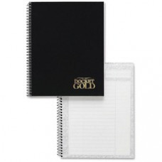 TOPS Docket Gold Wirebound Project Planner - Action - 6 3/4" x 8 1/2" - Wire Bound - Chipboard - White - Chipboard - Perforated, Notepad