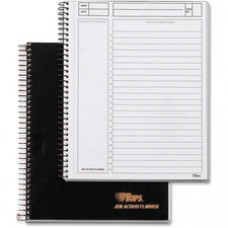Tops 63827 Journal Entry Notetaking Planner Pad - 84 Sheets - Wire Bound - 20 lb Basis Weight - 6 3/4