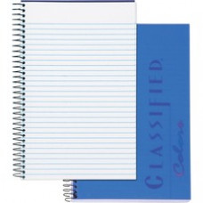 TOPS Classified Business Notebooks - 100 Sheets - 20 lb Basis Weight - 5 1/2